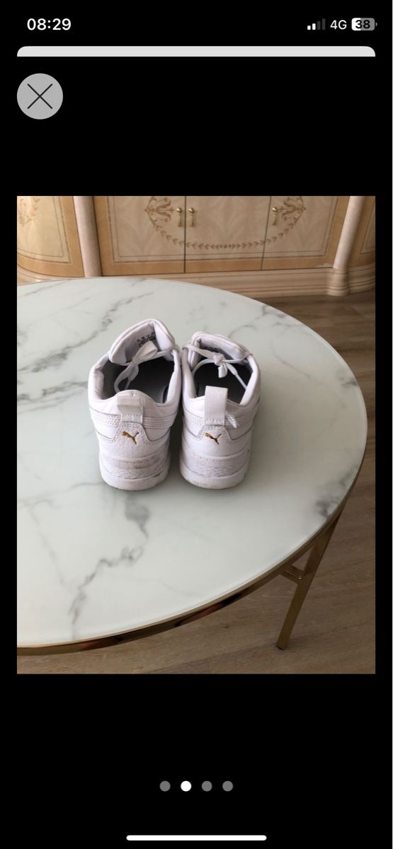 Puma Scarpe per ragazze: Weisse Puma Sneaker, Gr. 36 – Nuovo (secondo la descrizione) da Rüfenacht venduto da lilly_67 3
