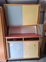 Sideboard mit Schubladen und Schiebetüren farbig vintage 70e