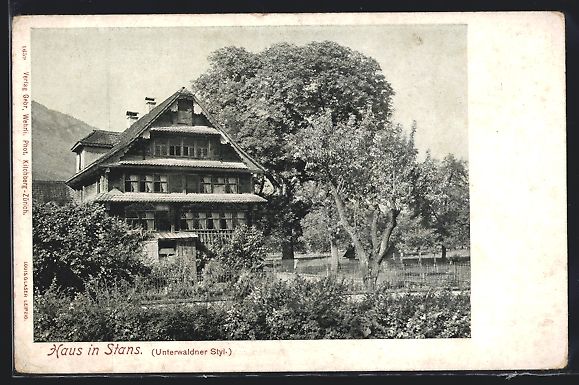 Cartes postales: AK Stans, Wohnhaus – D'occasion à Berlin par bartko-reher