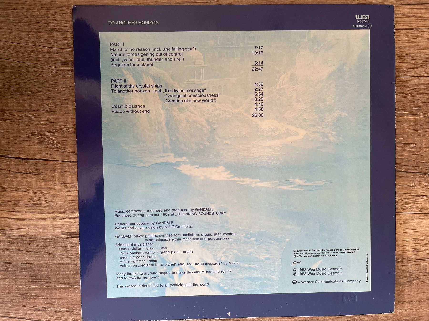 Schallplatten: A37/Gandalf - To Another Horizon – Gebraucht aus Frutigen von Philippe_jsp 1