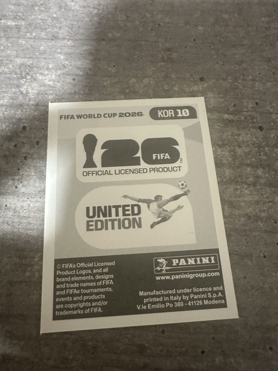 Panini Carte collezionabili: KOR 10 , FIFA WORLD CUP 2026 PANINI  – Nuovo (secondo la descrizione) da Frauenfeld venduto da 1PegPeg1 1
