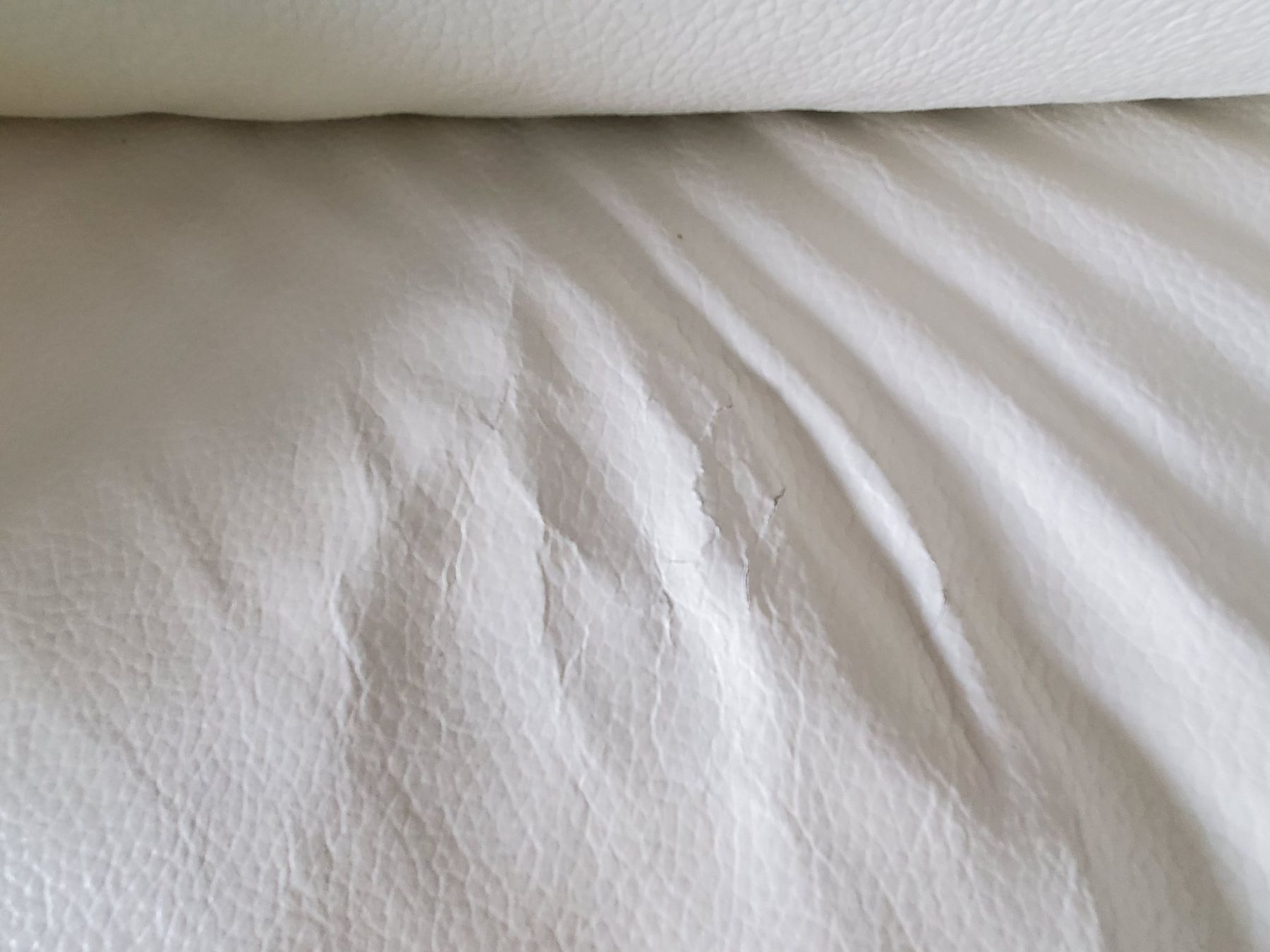 Divani: Sofa Echtleder weiss 3-Sitzer – Usato da Brugg AG venduto da hesobrugg 4