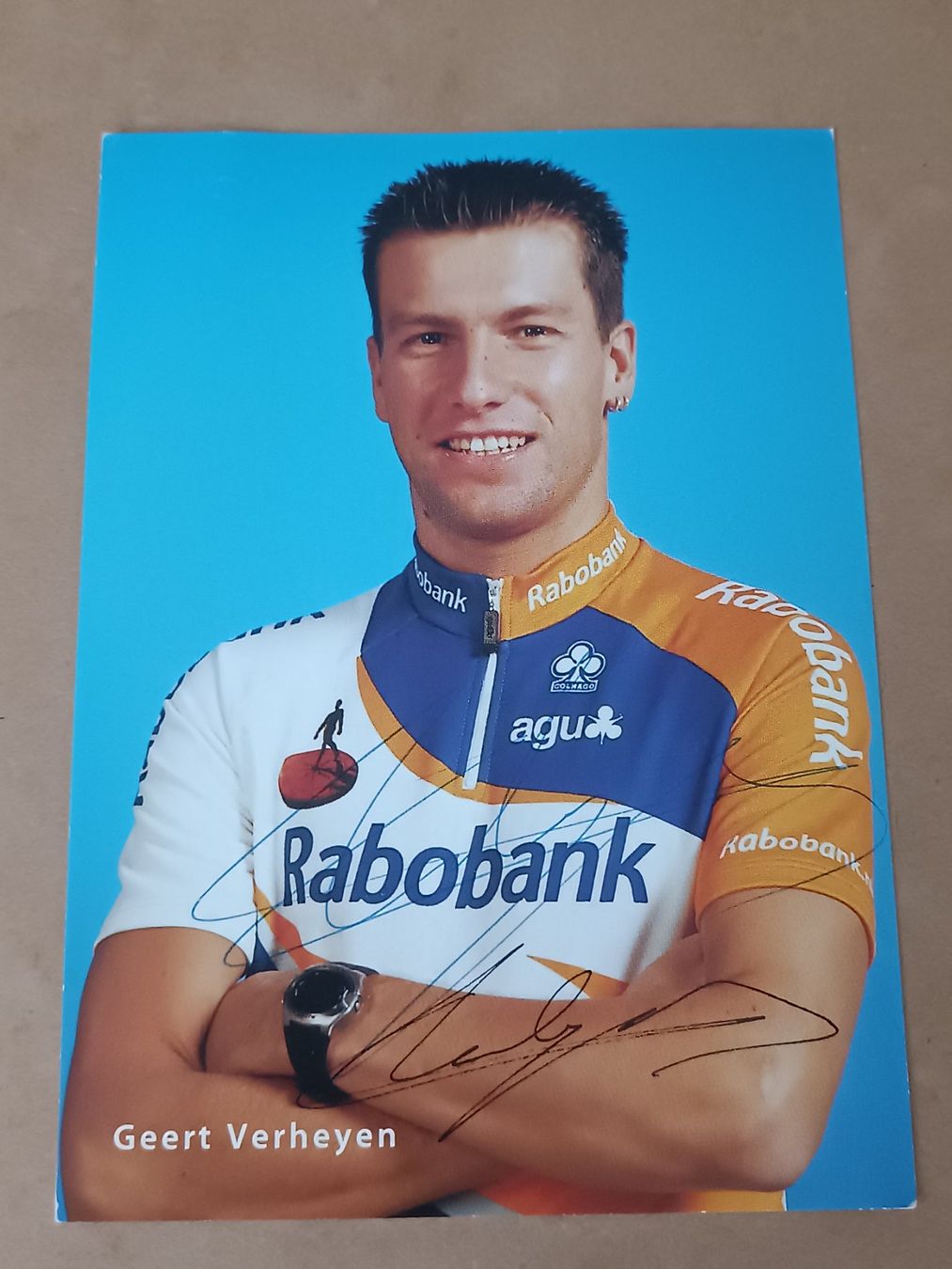 Autografi: Gert Verheyen - Radsport – Usato da Menziken venduto da Artographs