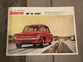Sunbeam Imp de Sport Faltprospekt 4 Seiten französisch