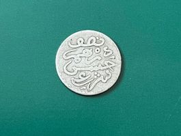 Antike Osmanische Silbermünze, Jahr 1314, Selten!