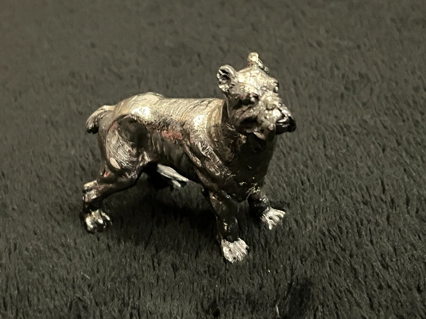 Statuette: Figur Hund Silber 925 – Usato da Bettwiesen venduto da wicking27