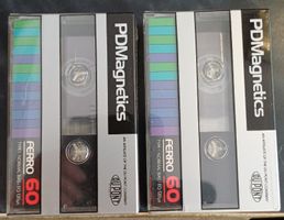 2 leere , originalverpakte Musikkassetten PDMagnetics