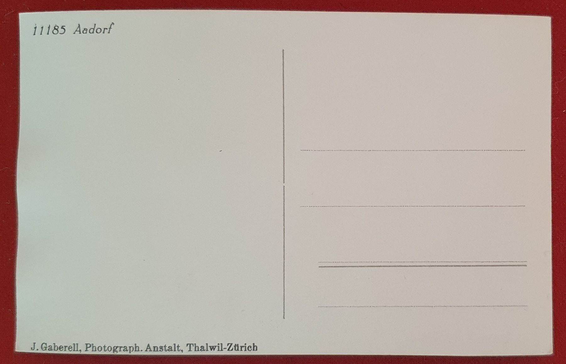 Ansichtskarten: Aadorf - Dorfansicht – Gebraucht aus Kreuzlingen von Rschweiz1 1