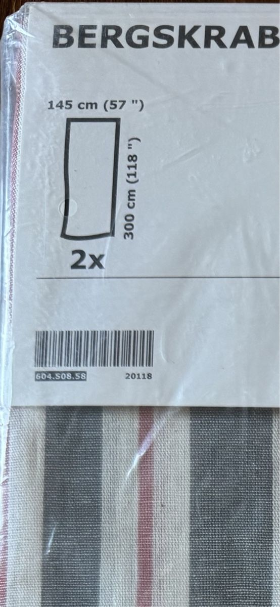 Ikea Tende: Vorhänge Neu , Grau Weiss Rot – Nuovo e nell'imballaggio originale da Dietikon venduto da AndreaSch01 2