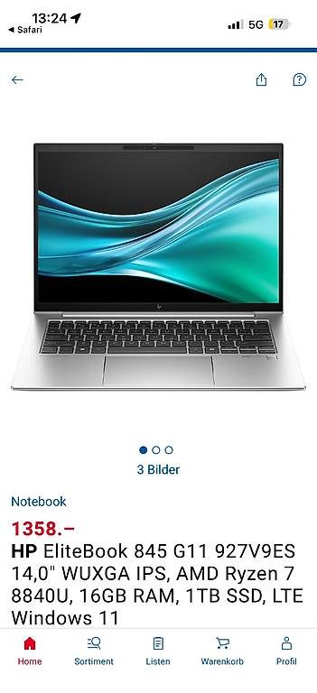 Notebook: HP EliteBook 845 G11 – Usato da St. Gallen venduto da ili_8lvy 2