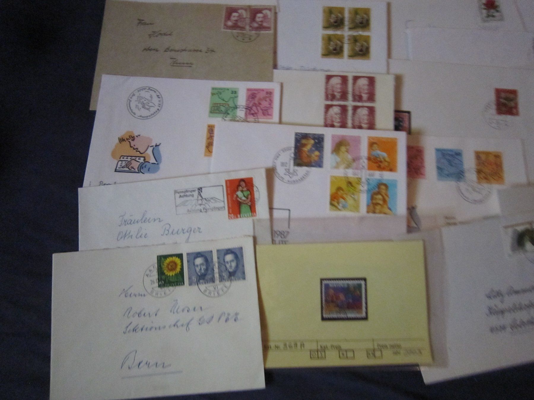 Tutti i francobolli: V1 kleine Sammlung Pro Juventute – Usato da Giubiasco venduto da sal_9j6w 1