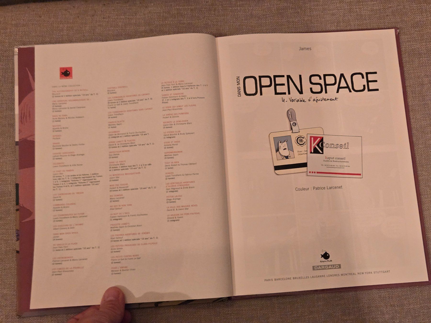 Comics: Dans mon Open Space N°4 - Variable d'ajustement - EO – Gebraucht aus Crémines von Blakedrake 4