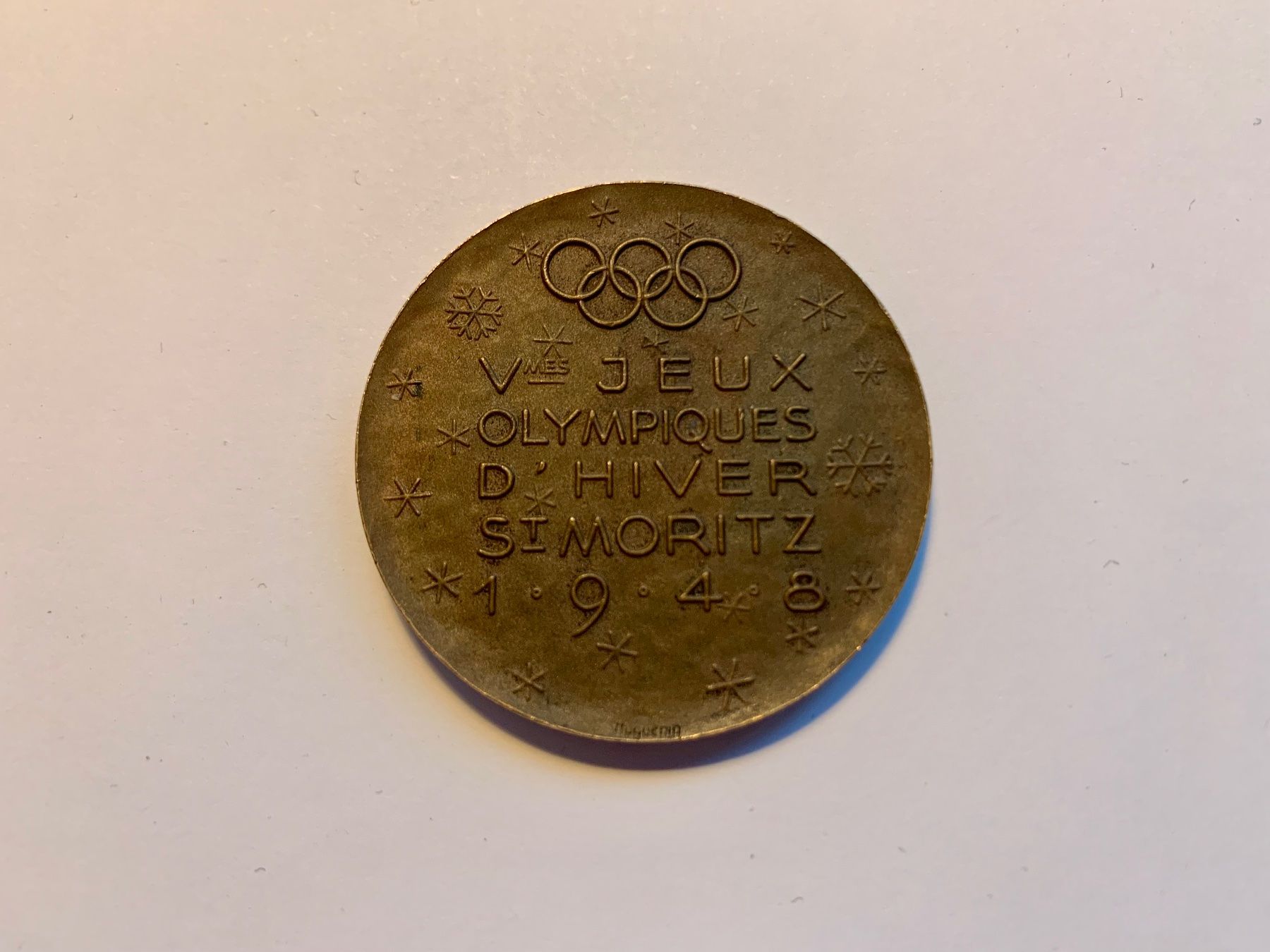 Tutti le monete: Münze Olympische Winterspiele St. Moritz 1948 – Usato da Zürich venduto da ZuercherBrockenhaus