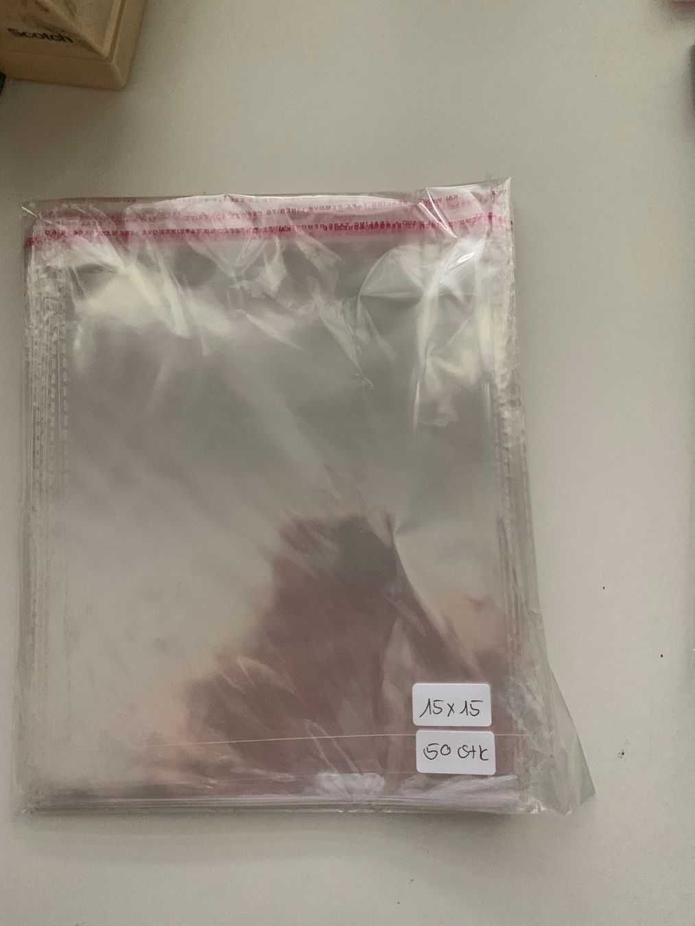 Ritocchi & pellicole di protezione: Cello- Flachbeutel 15x15cm – Nuovo e nell'imballaggio originale da Buelach venduto da Joeggu0