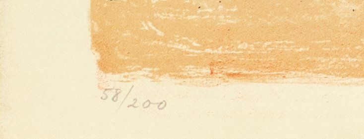 Grafica & Litografie: Nanette Genoud Originalfarblithografie – Usato da Masein venduto da KunstvonFrauen 2