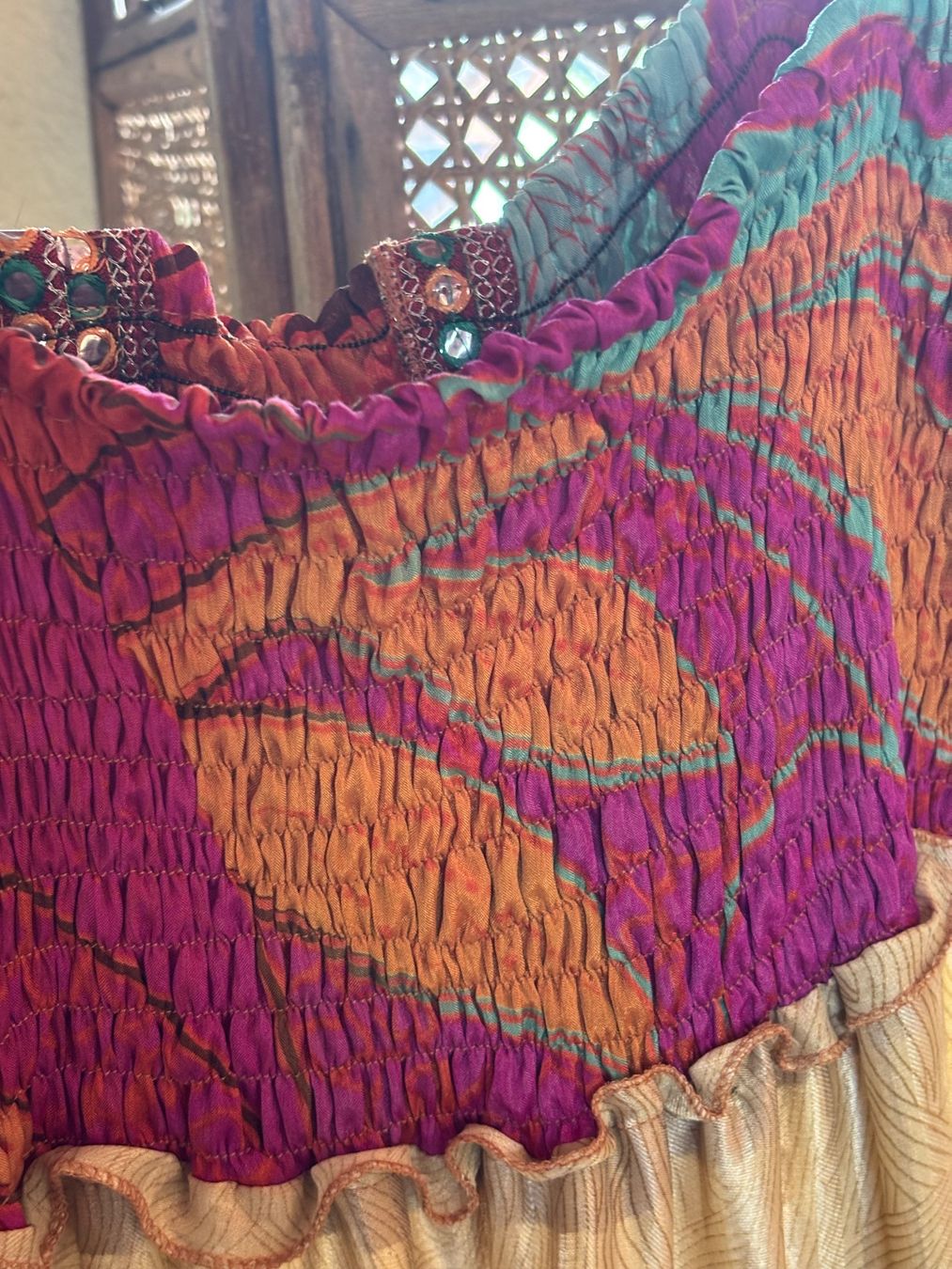 Kleider: Rock bunt, , Patchwork, Spiegelstickerei – Neu (gemäss Beschreibung) aus Aarau von VintageRebel 5