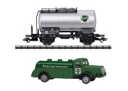 Trix 23995 DB Kesselwagen "Rheinpreußen" mit Tank LKW