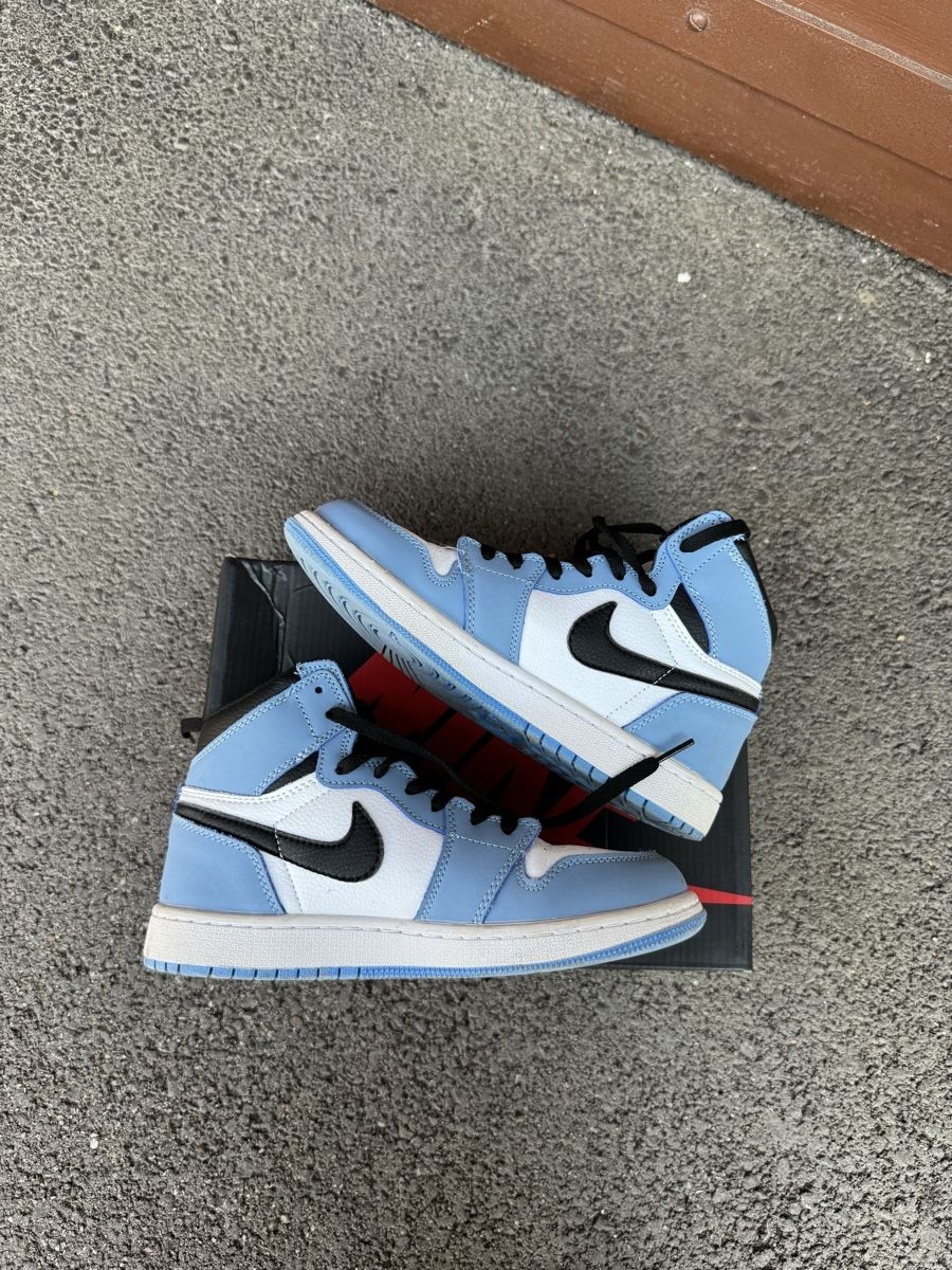 Jordan Damenschuhe: Basket Jordan 1 Mid Rétro OG blue 39 – Neu (gemäss Beschreibung) aus Porrentruy von fee_24 1