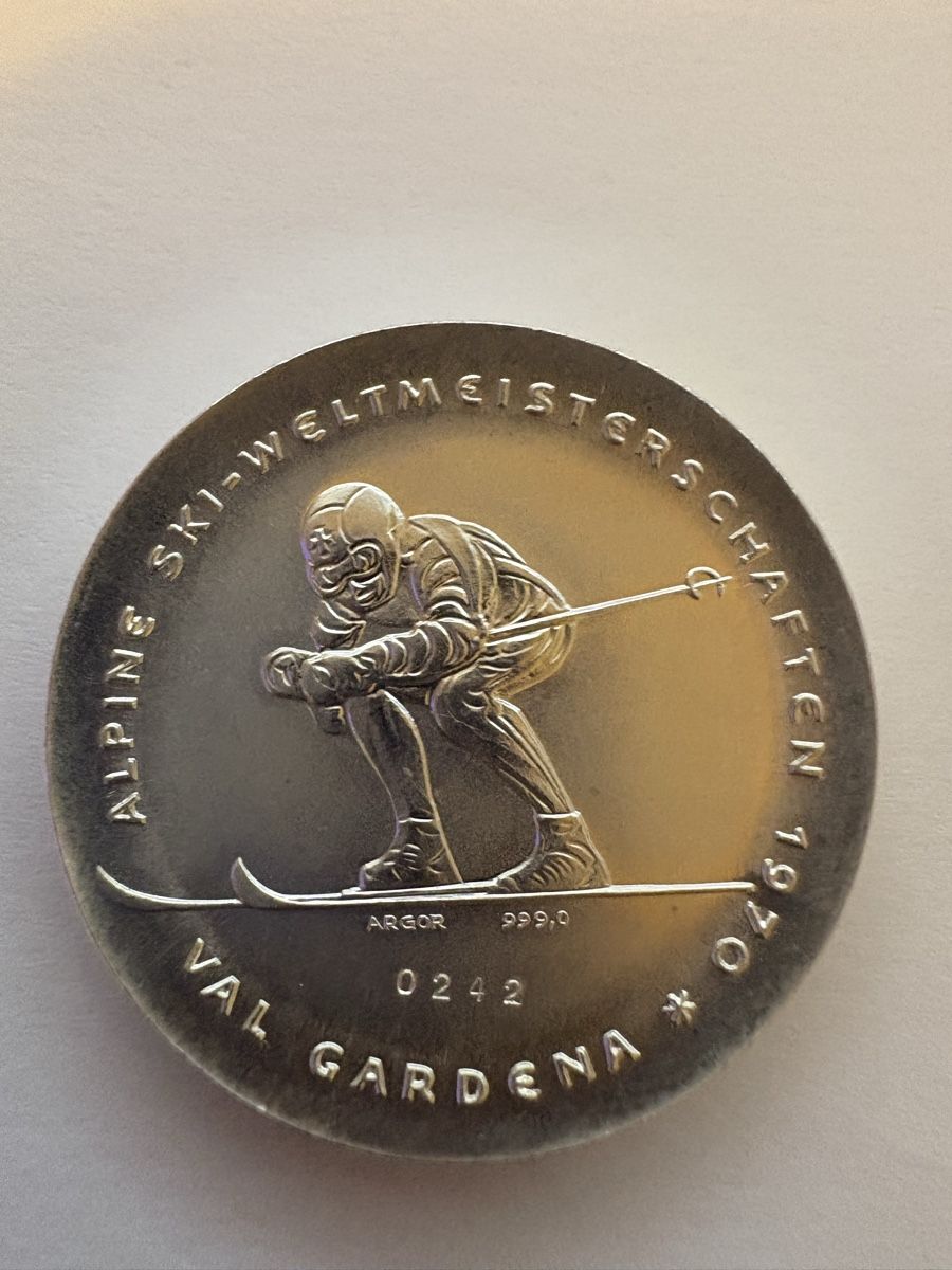 Medaglie: Silbermedaille 1970 Ski – Usato da Murten venduto da Tzaugg 2