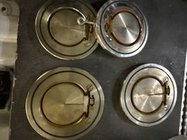 Rückschlagklappe Edelstahl 4 Stück gebraucht DN125/DN100