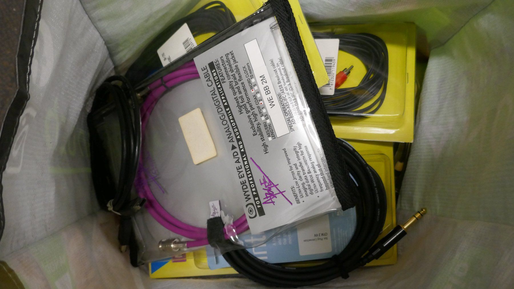 Cavi: Diverse Studio-Kabel – Nuovo (secondo la descrizione) da Wenslingen venduto da FairlightCMI 4