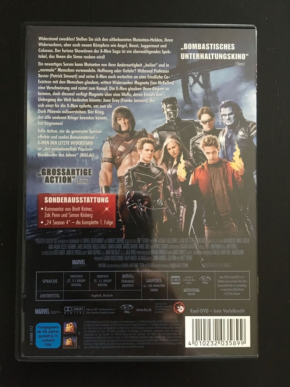Tutti i DVDs: DVD X-Men Der letzte Widerstand – Usato da Regensdorf venduto da scheissspiel 1