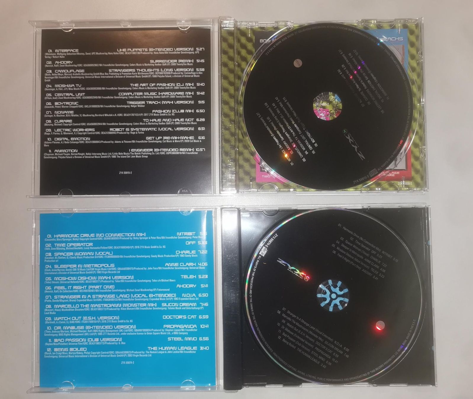 CDs: 2x ZYX 80s Electro CD Compilation – D'occasion à Zürich par grindhouse 2