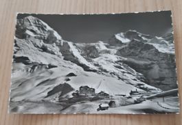 Alte Postkarte Kleine Scheidegg,  Mönch Jungfrau