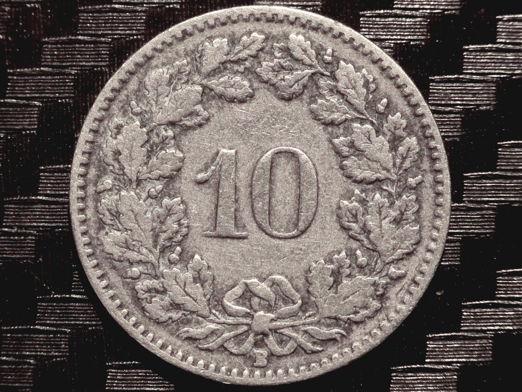 Tutti le monete: 1906 - 10 cts. 1.00 Mio.!!! 2.93gr! – Usato da Courgenay venduto da ZubR237 1