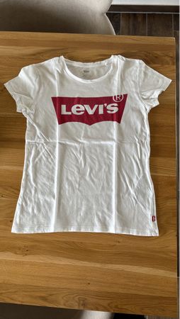 T-shirt Levi's blanc, Logo Rouge, Taille XS