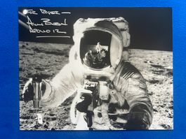 ALAN BEAN Moonwalker USA persönlich erhalten mit Bild +COA!!