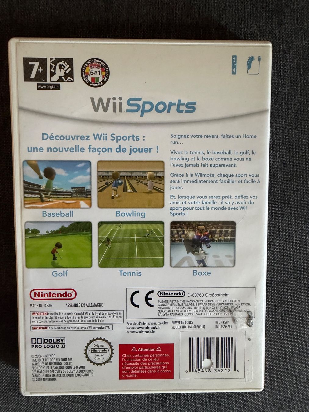 Nintendo Giochi: Wii Sports Wii – Usato da Carouge GE venduto da Pierre_C 1