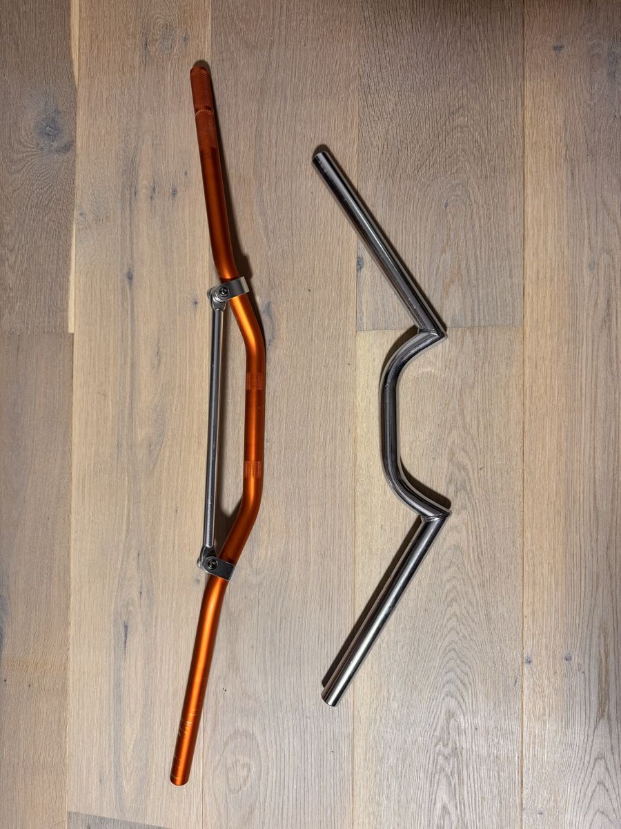 Ciclomotori: Mofa Lenker Set Orange & Chrom, Top Zustand! – Usato da Wichtrach venduto da Zaht 1