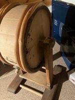 Butterfass Holz auf Gestell guter Zustand