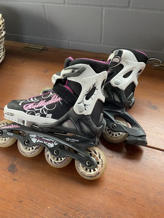 Pattini in linea & Pattini a rotelle: Inlineskates Gr. 33-36,5 verstellbar – Usato da Bettlach venduto da A-M 1