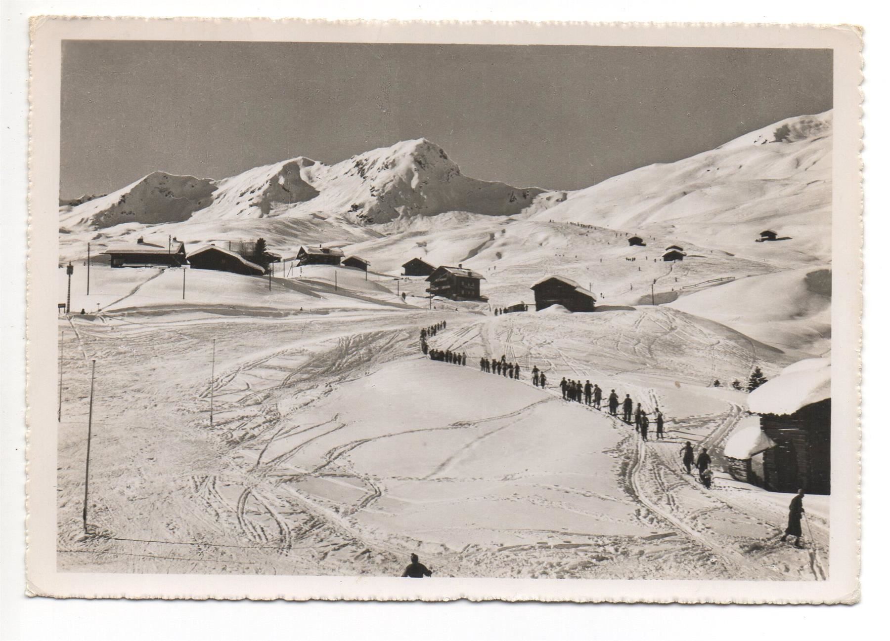 Cartoline postali: AROSA Ski-Läufer Inner-Arosa – Usato da Jona venduto da philajona