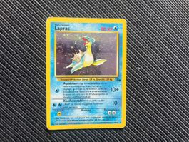Pokemon Lapras holo swirl 10/62 Fossil