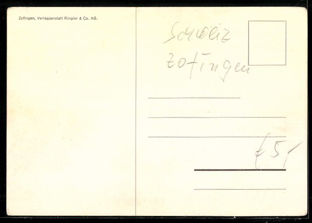 Cartoline postali: Zofingen, Ringier, Co. AG aus der Vogels – Usato da Berlin venduto da bartko-reher 1