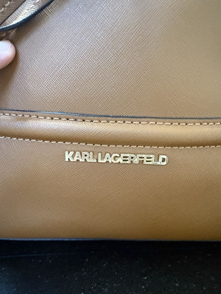 Karl Lagerfeld Taschen für Damen: KARL LAGERFELD LEATHER  BAG – Gebraucht aus Rotkreuz von Vintage_lover1 2