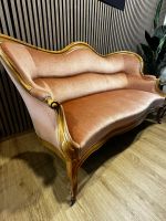 Antikes Louis Philippe Sofa,Nussbaum massiv  um 1880