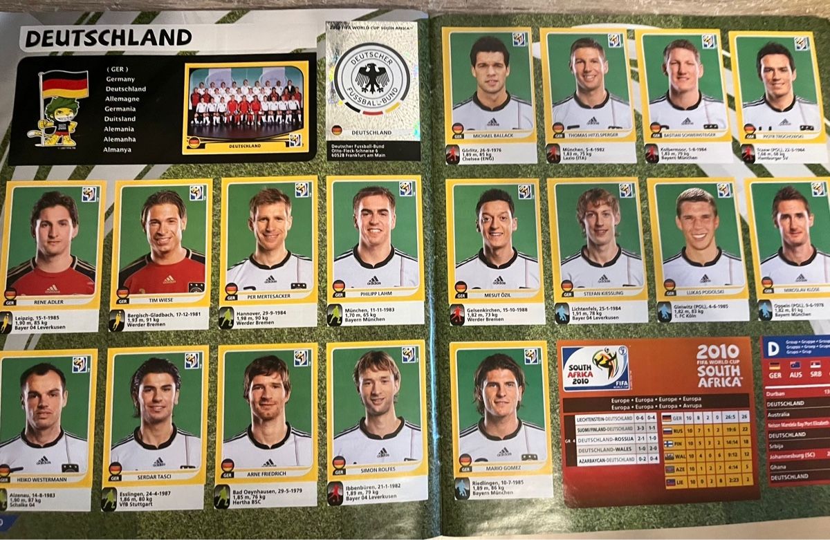 Panini Album: Panini 2010 album officiel complet – Nuovo (secondo la descrizione) da Biel/Bienne venduto da dre_kk2q 3