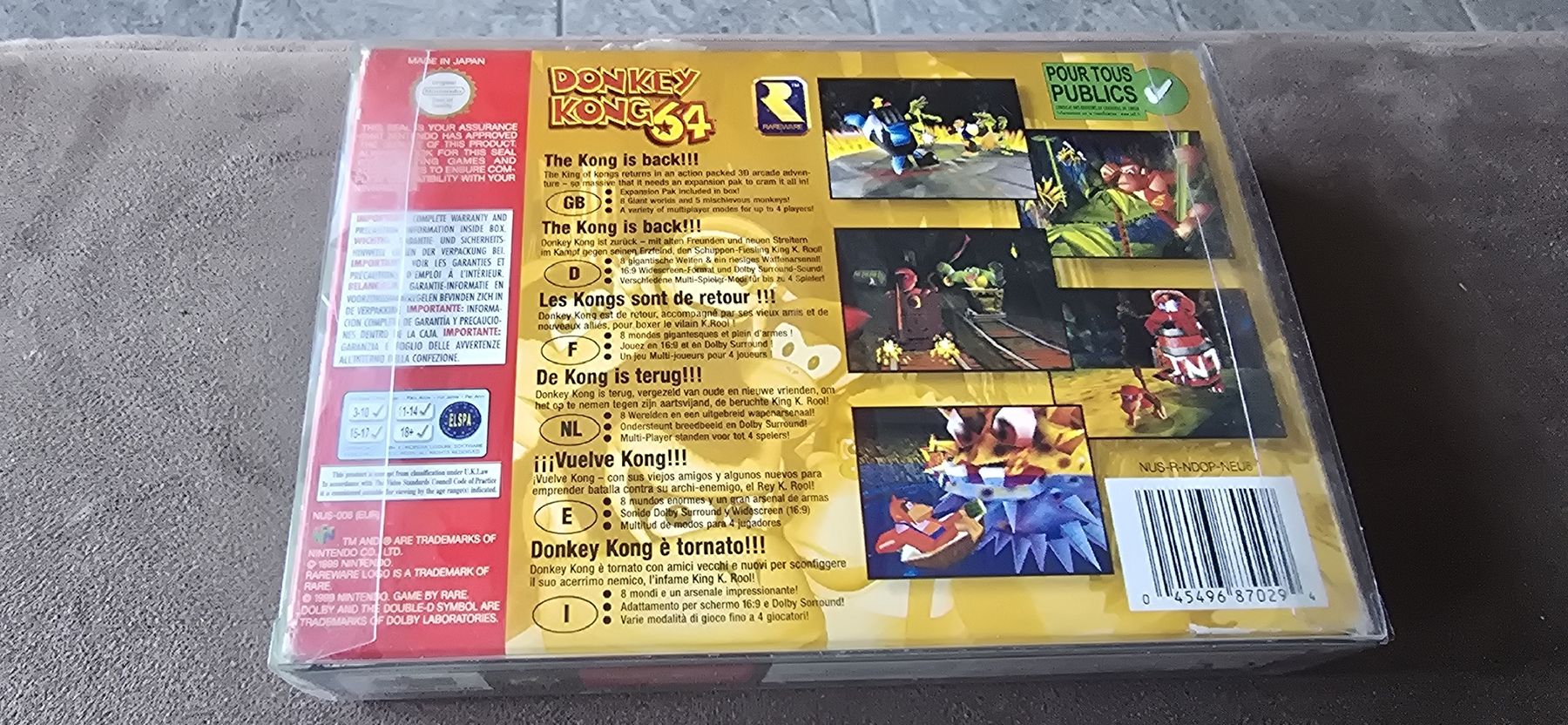 Nintendo Giochi: Nintendo 64 Donkey Kong 64 – Usato da Le Noirmont venduto da desoto55 2