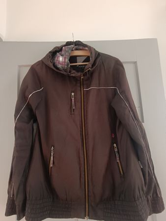 Volcom Jacke Gr. M mit Kapuze kariert Reissverschluss