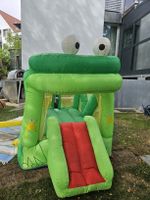 Hüpfburg Frosch mit Rutsche Gebraucht für die Kleinsten