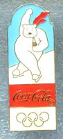 Coca Cola  Eisbär  Eisschnelllauf
