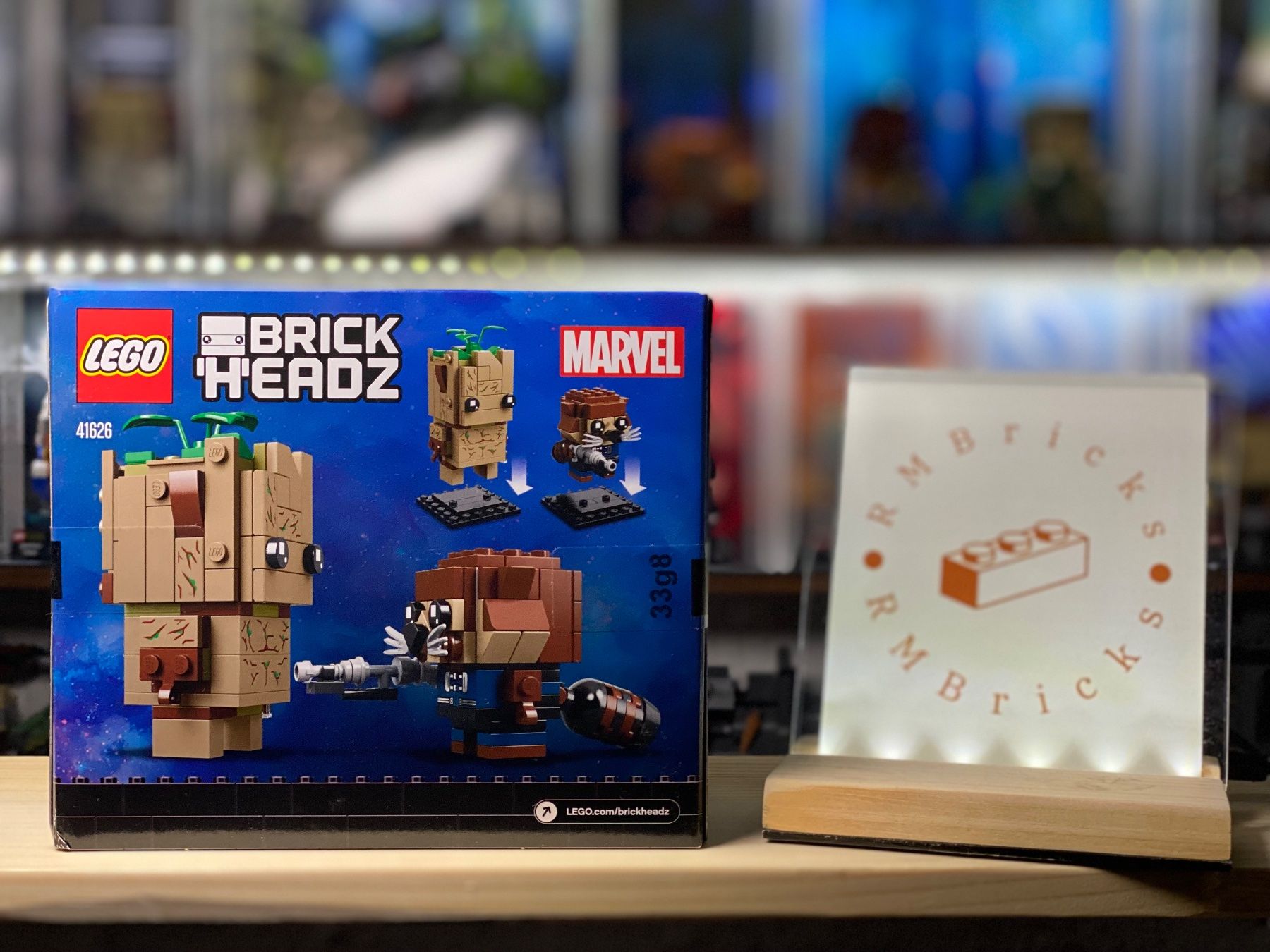 Lego Kit di costruzioni: LEGO Marvel Brickheadz 41626 Groot & Rocket – Nuovo e nell'imballaggio originale da Appenzell venduto da RMBricks 1