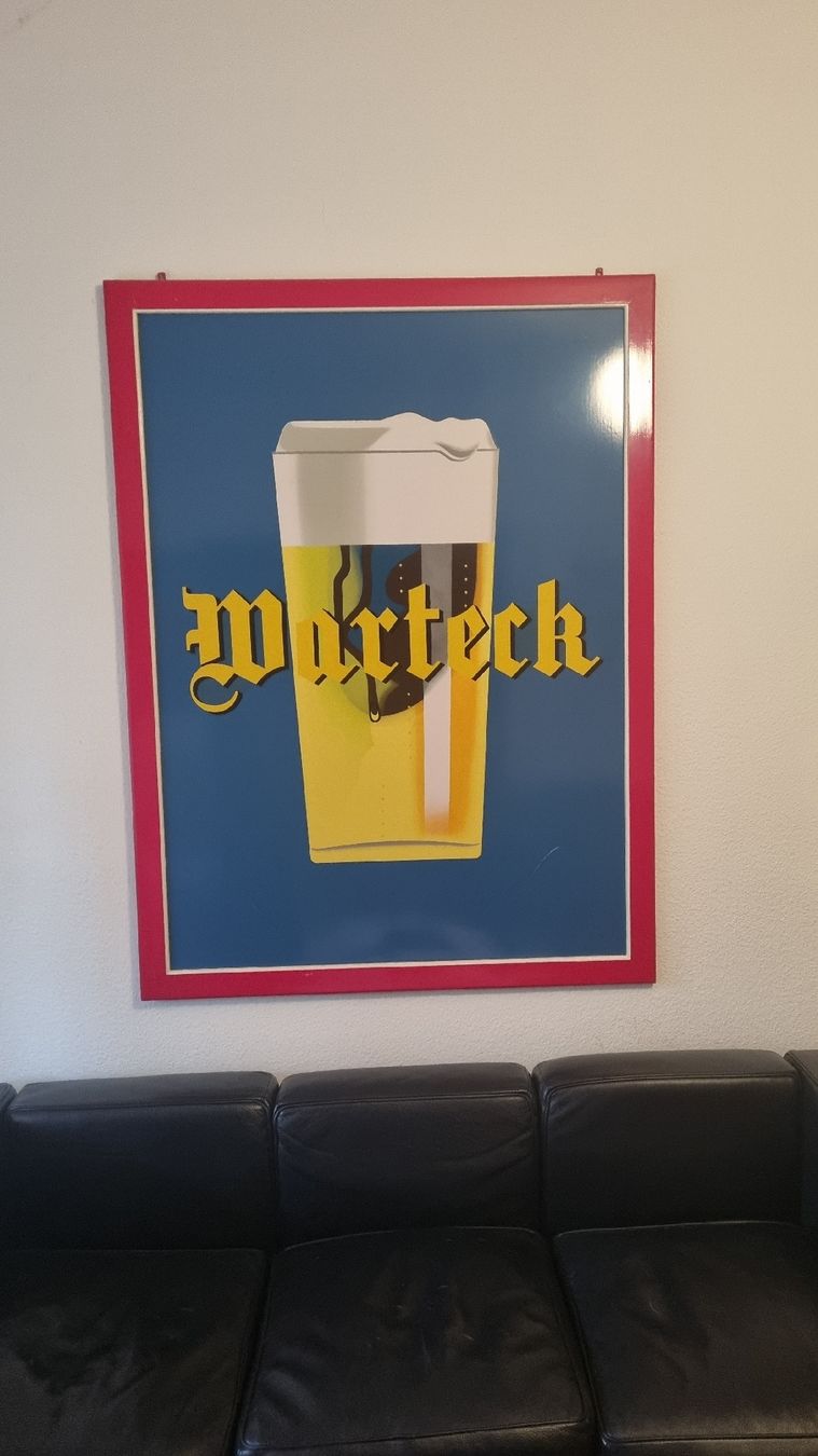 Foto & Immagini: Warteck Bier Werbebild Vintage Deko Bar – Difettoso da Basel venduto da Jcva 6