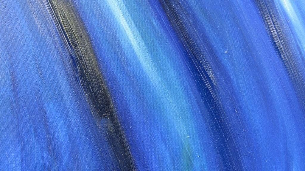 Dipinti: All Blue  - Ölbild - gerahmt – Usato da Widen venduto da LokiStar 2