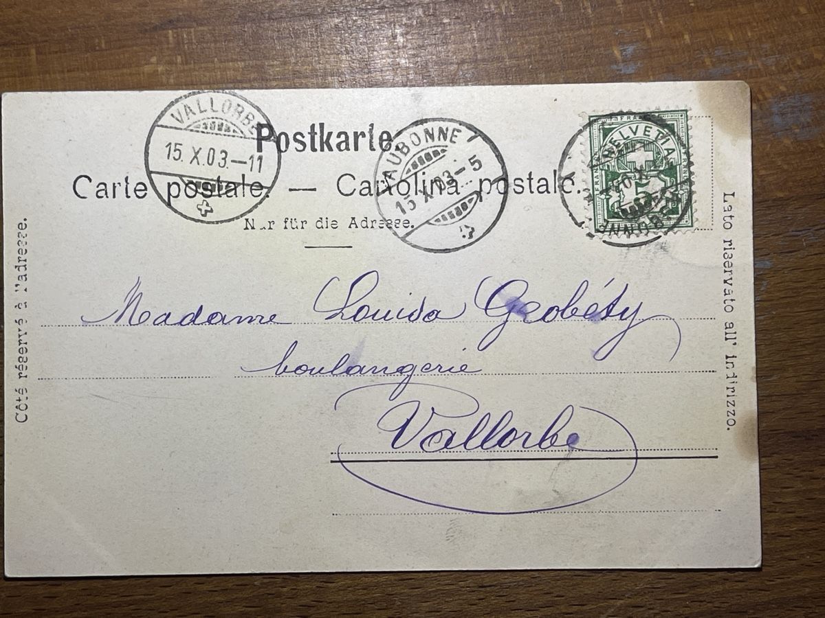 Cartoline postali: Alte Ansichtskarte von Trélex – Usato da Strengelbach venduto da Aschatan5 1