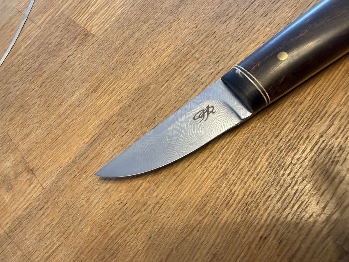 Accessori: Custom Knife Jagdmesser Damast Messer – Nuovo (secondo la descrizione) da Goldach venduto da Messerguru